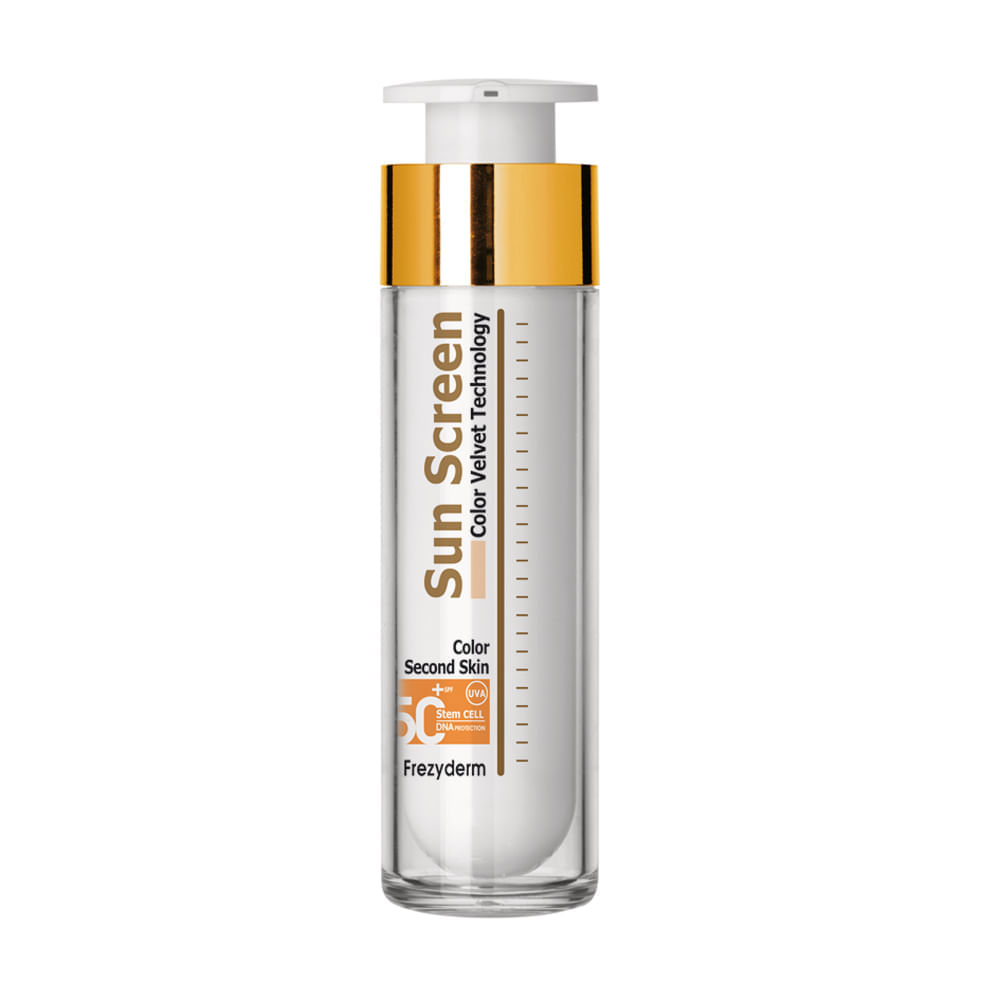 Bloqueador Sun Screen Velvet Color Face Protección Solar SPF