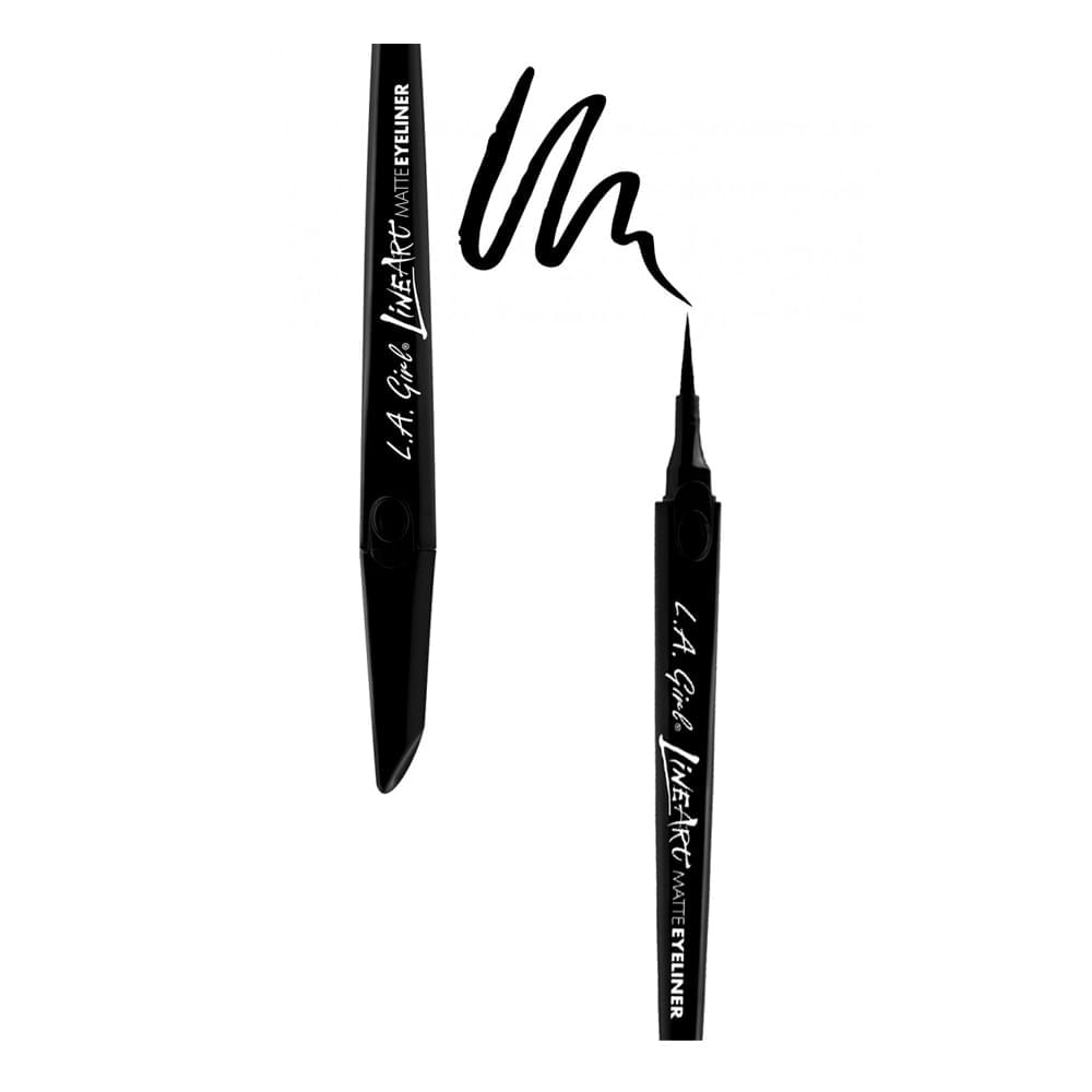 Delineador de Ojos Matte Line Art Intensive Black Larga Dura