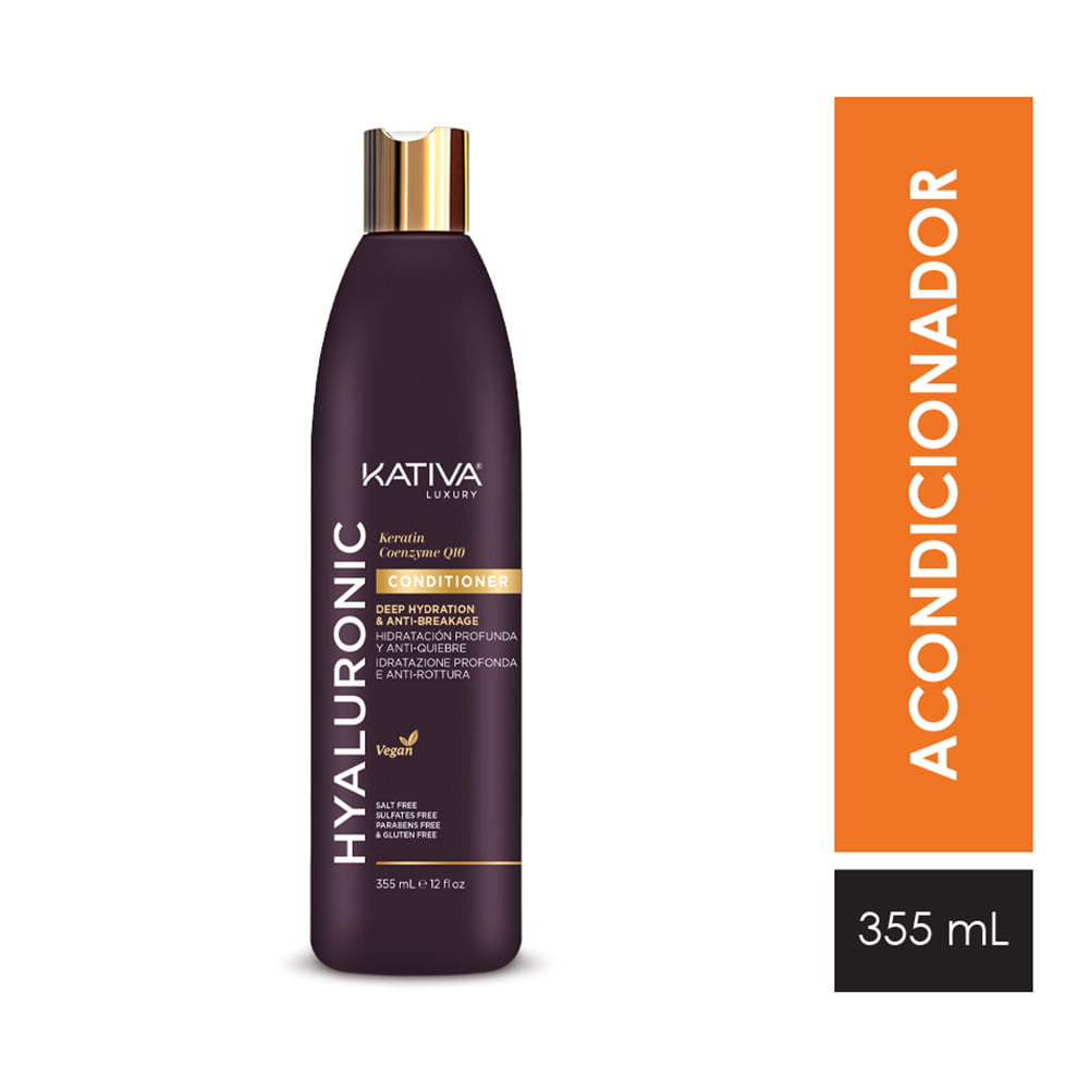 Acondicionador Hyaluronic Keratin Q10 X 355 Ml Kativa