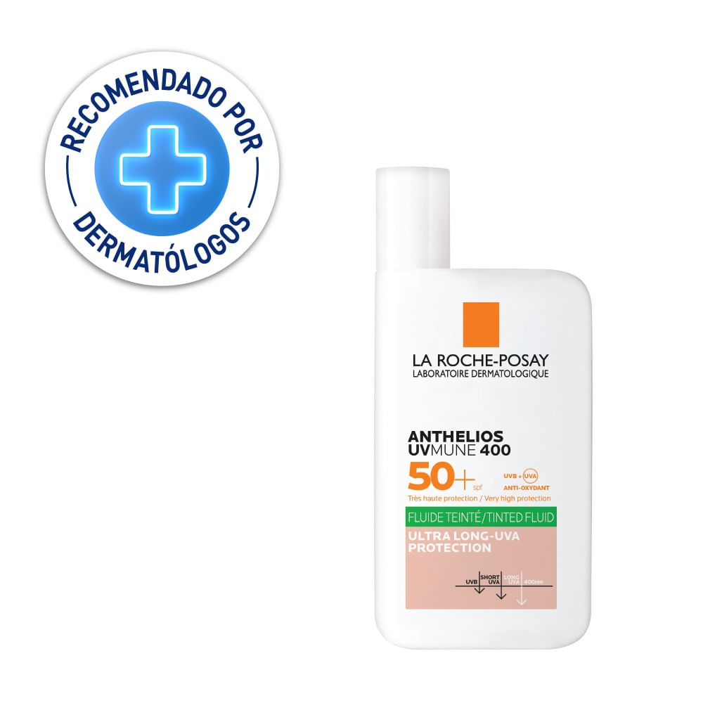 Anthelios Uvmune 400 Oil Control Fluido Con Color Frasco 50m