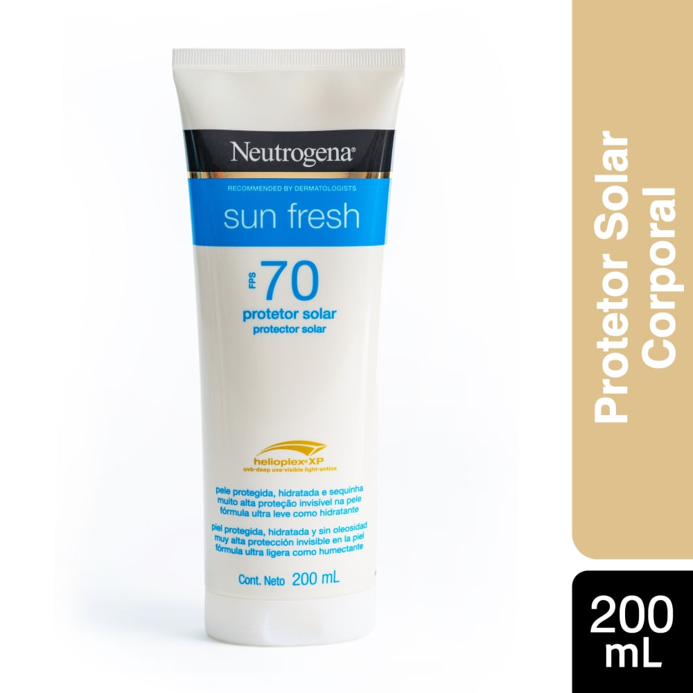 Bloqueador Corporal Sun Fresh FPS 70 200 ml Neutrogena