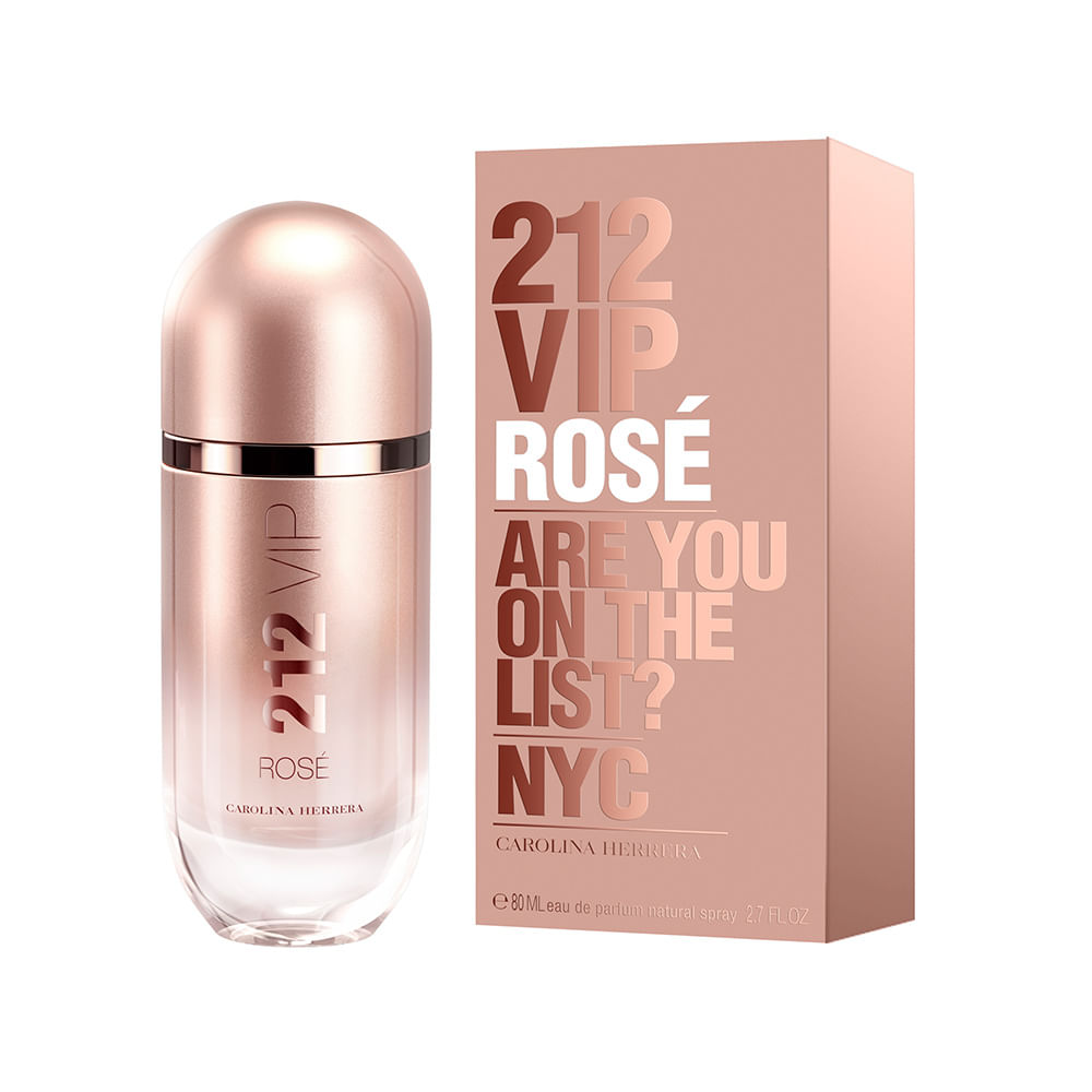 Fragancia Carolina Herrera 212 Vip Rosé EDP 80ml