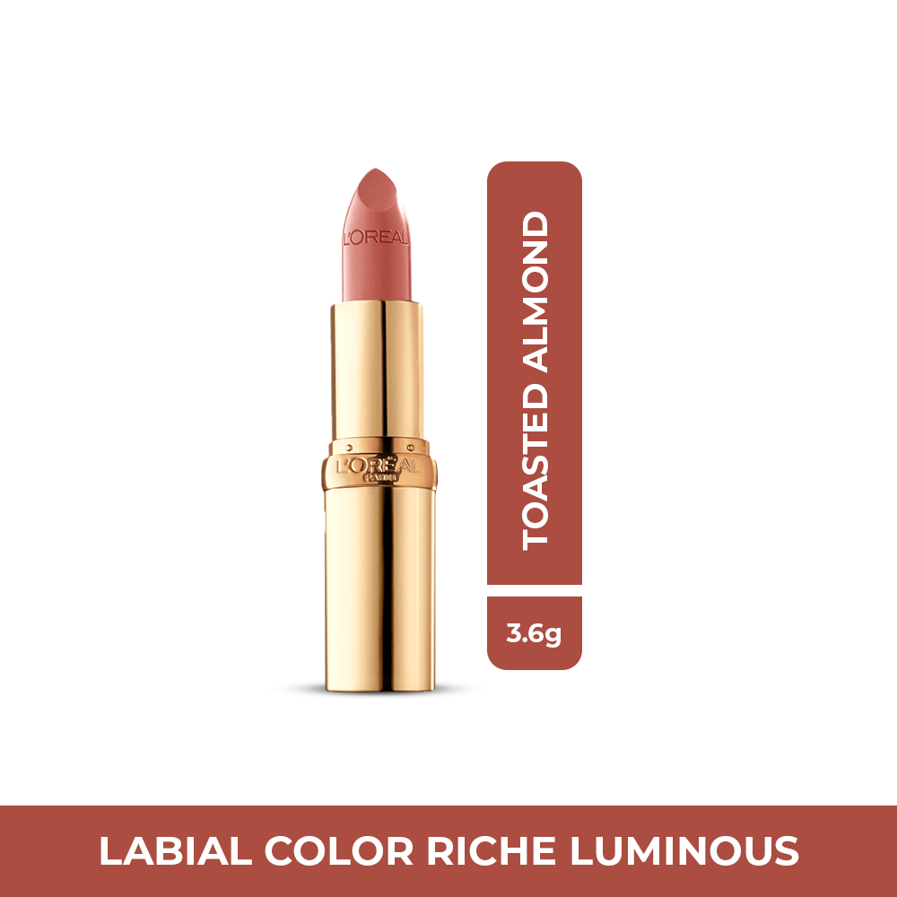 Labial en Barra Colour Riche Tono Toasted Almond 0.13 Oz L'O