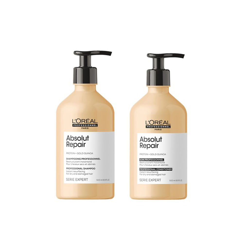 Pack Absolut Repair Shampoo 500 ml +Acondicionador 500 ml Lo